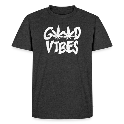 The Signature Stitch Tee - heather anthracite