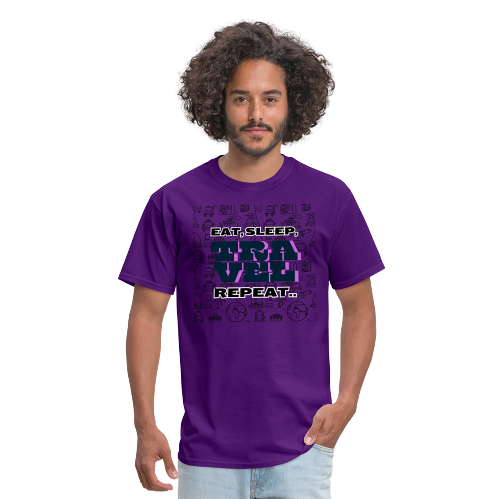 TRAVEL TSHIRT - purple