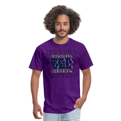 TRAVEL TSHIRT - purple