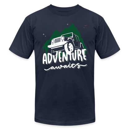 Unisex Jersey T-Shirt by Bella + Canvas - navy