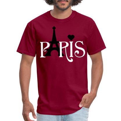 TRAVEL TSHIRT - burgundy