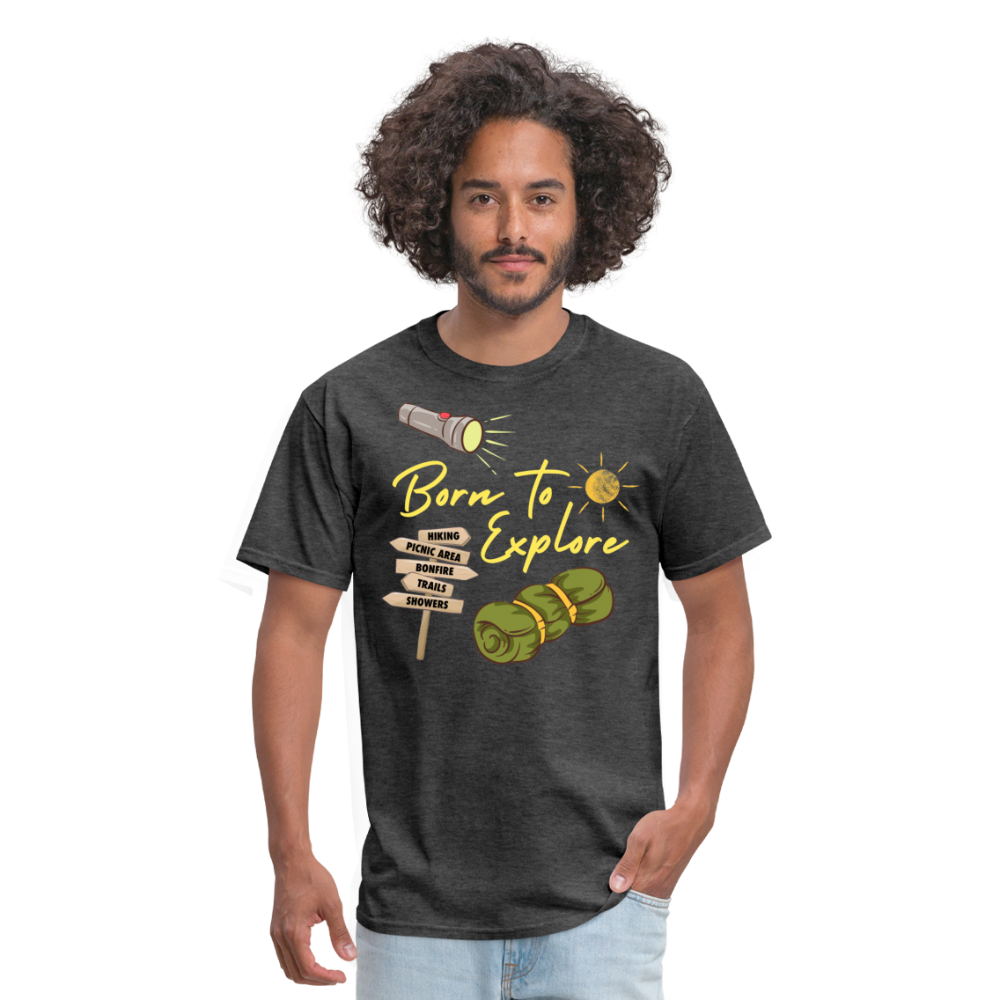 TRAVEL TSHIRT - heather black