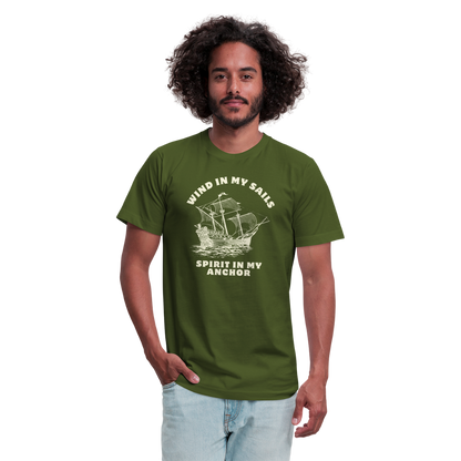 Unisex Jersey T-Shirt by Bella + Canvas - olive