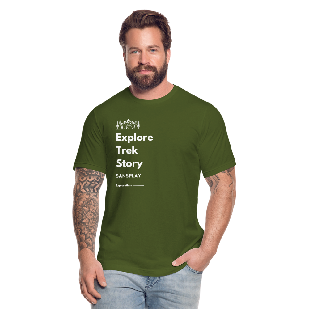 Unisex Jersey T-Shirt by Bella + Canvas - olive