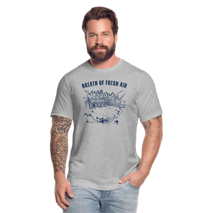 Unisex Jersey T-Shirt by Bella + Canvas - heather gray