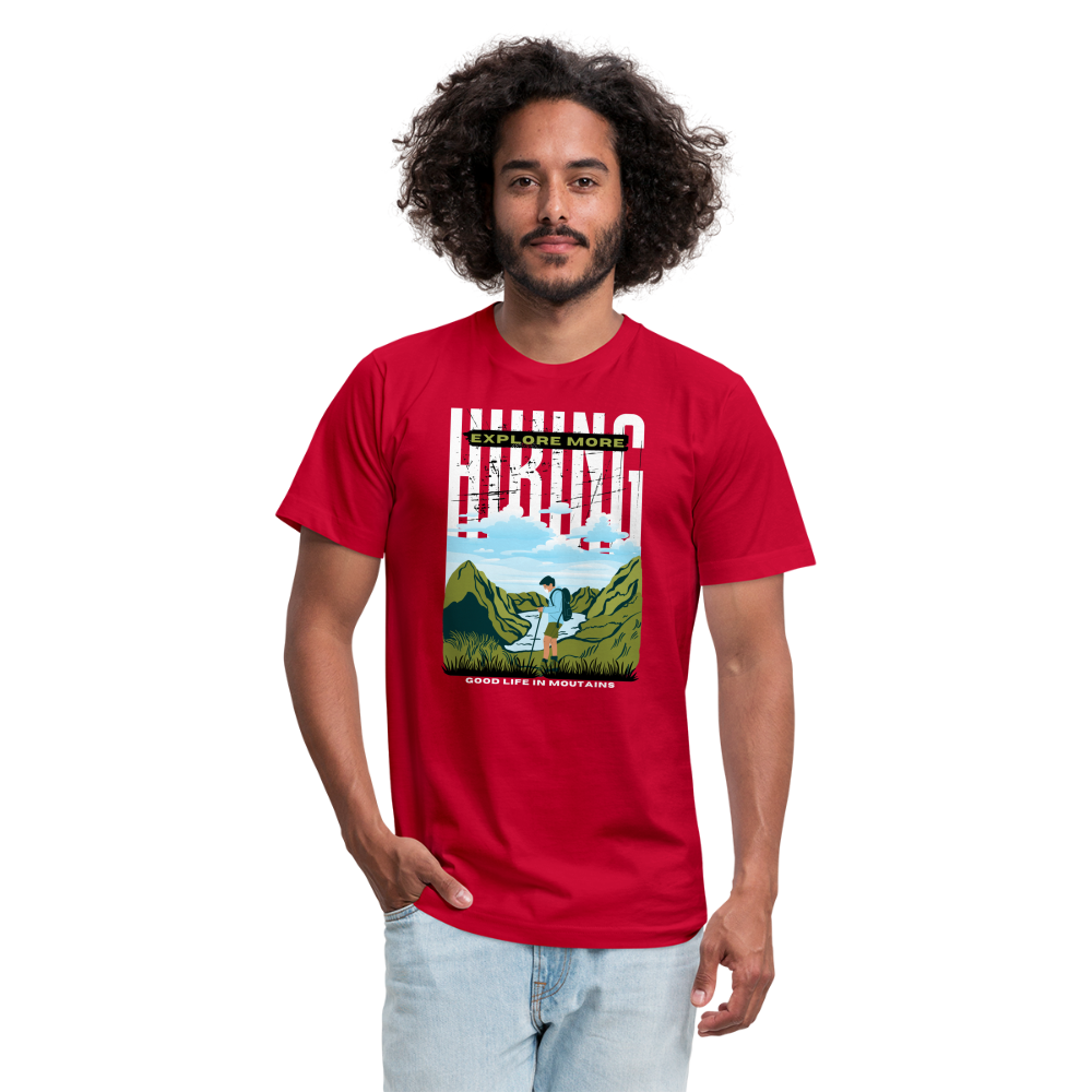 Unisex Jersey T-Shirt by Bella + Canvas - red