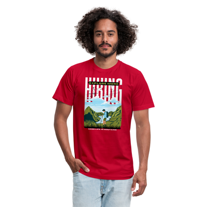 Unisex Jersey T-Shirt by Bella + Canvas - red