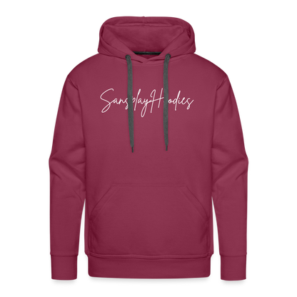 The Sovereign Premium Hoodie - burgundy