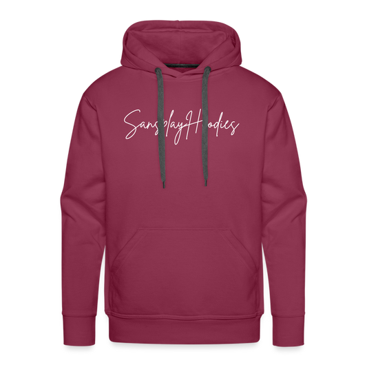 The Sovereign Premium Hoodie - burgundy