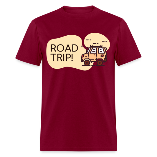 TRAVEL TSHIRT - burgundy