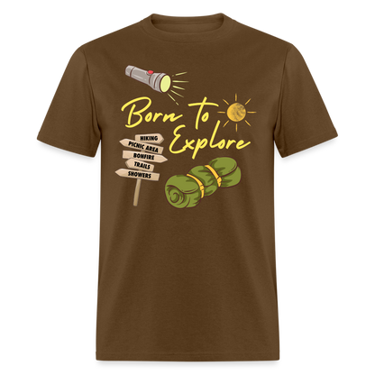 TRAVEL TSHIRT - brown