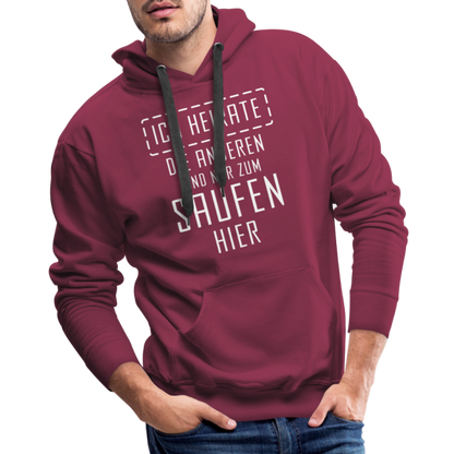 The Amethyst Premium Hoodie - burgundy