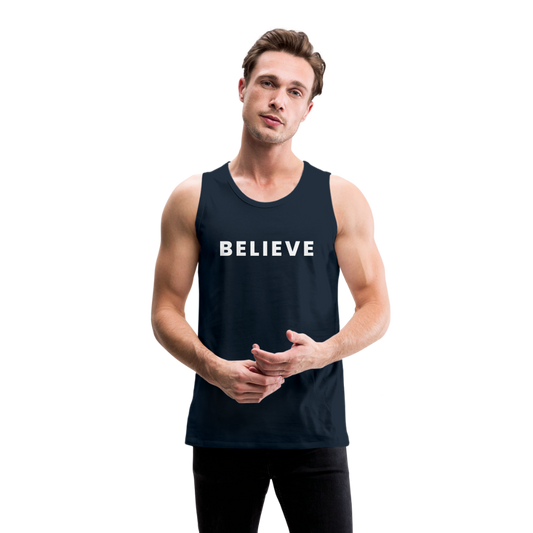 Men’s Premium Tank - deep navy