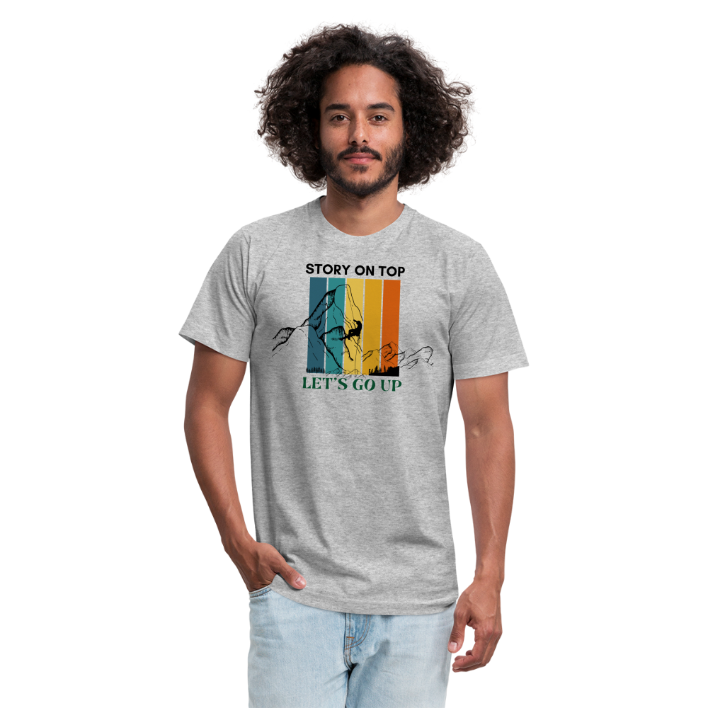 Unisex Jersey T-Shirt by Bella + Canvas - heather gray