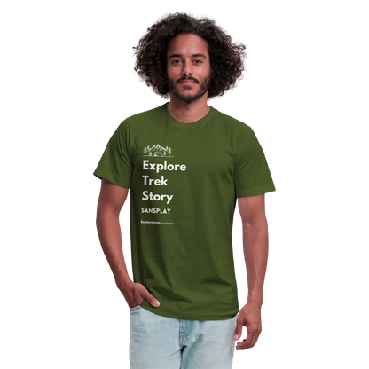 Unisex Jersey T-Shirt by Bella + Canvas - olive