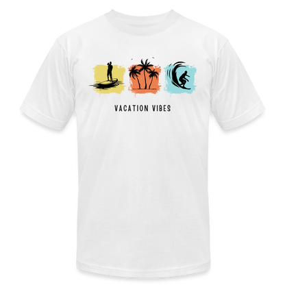 Unisex Jersey T-Shirt by Bella + Canvas - white