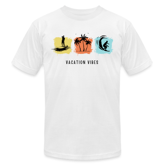 Unisex Jersey T-Shirt by Bella + Canvas - white