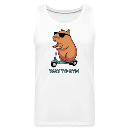 Men’s Premium Tank - white