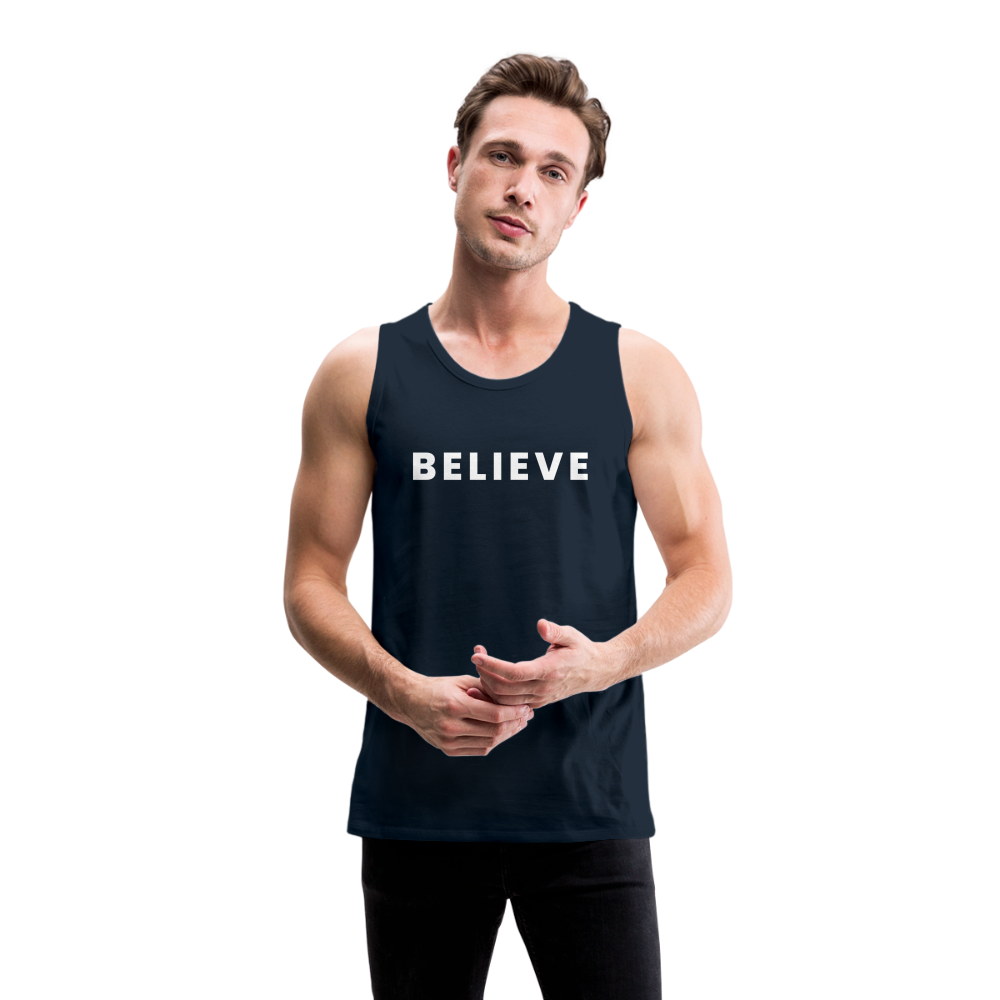 Men’s Premium Tank - deep navy