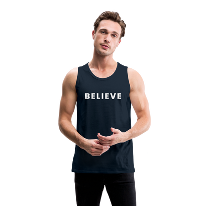Men’s Premium Tank - deep navy