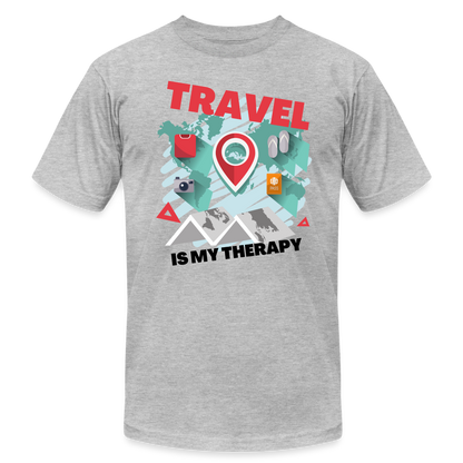 Unisex Jersey T-Shirt by Bella + Canvas - heather gray