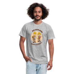 Unisex Jersey T-Shirt by Bella + Canvas - heather gray