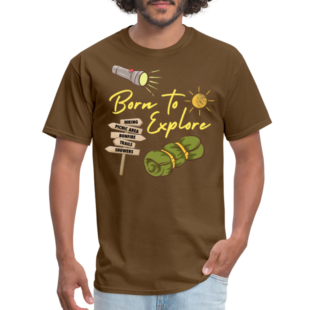 TRAVEL TSHIRT - brown