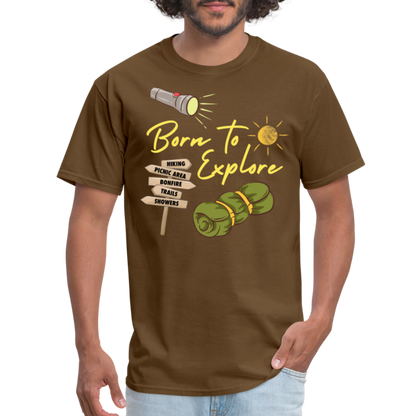 TRAVEL TSHIRT - brown