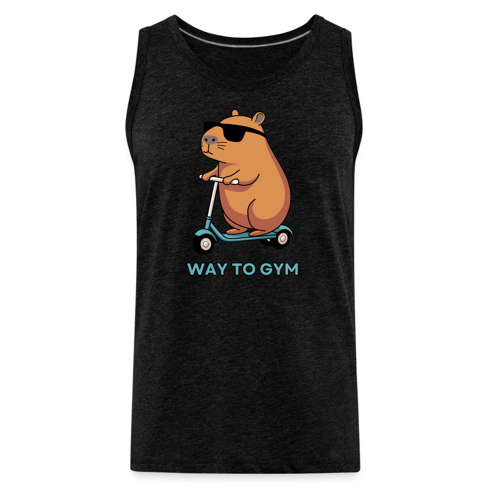 Men’s Premium Tank - charcoal grey