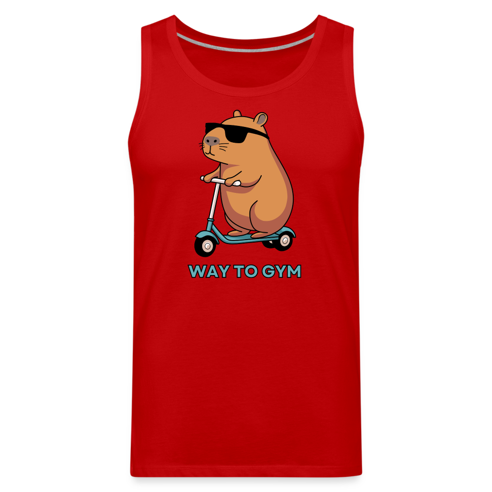 Men’s Premium Tank - red