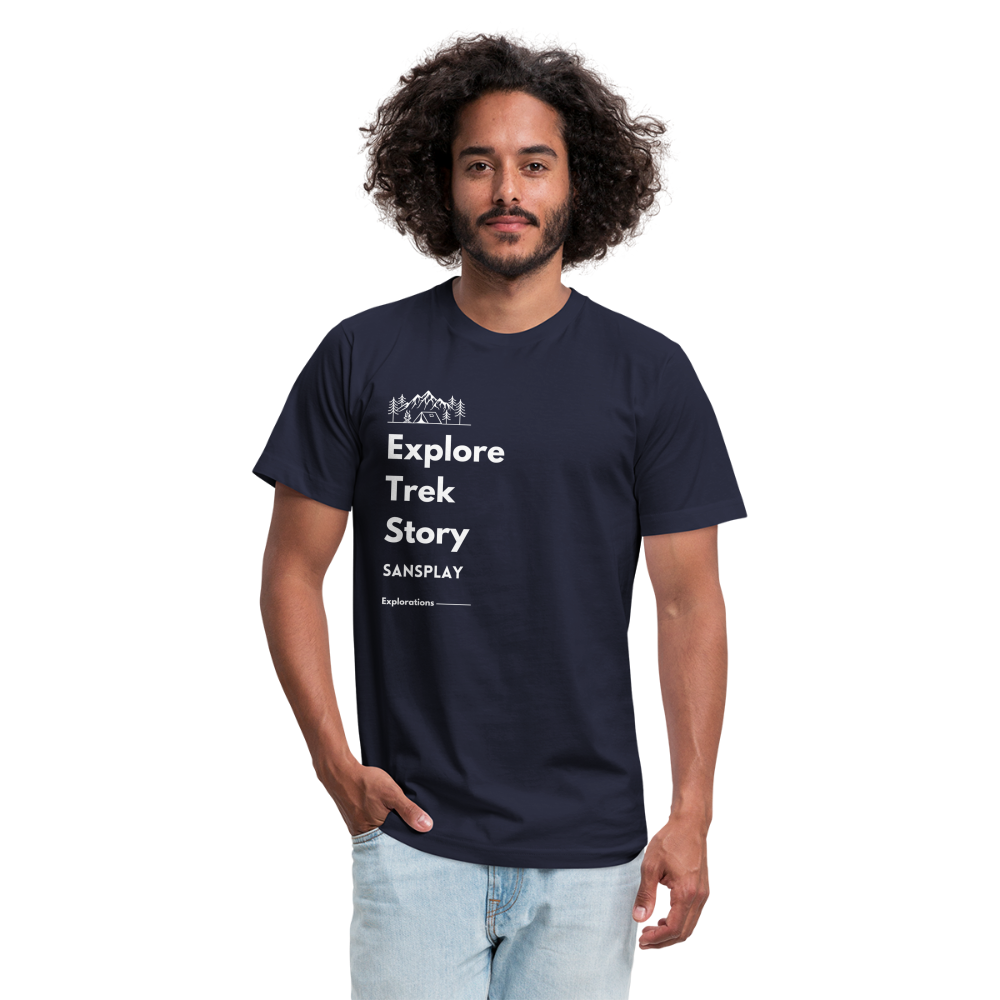 Unisex Jersey T-Shirt by Bella + Canvas - navy