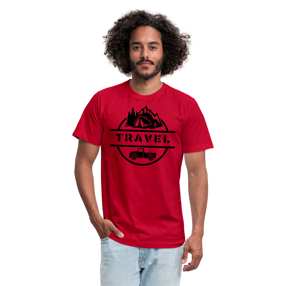 Unisex Jersey T-Shirt by Bella + Canvas - red