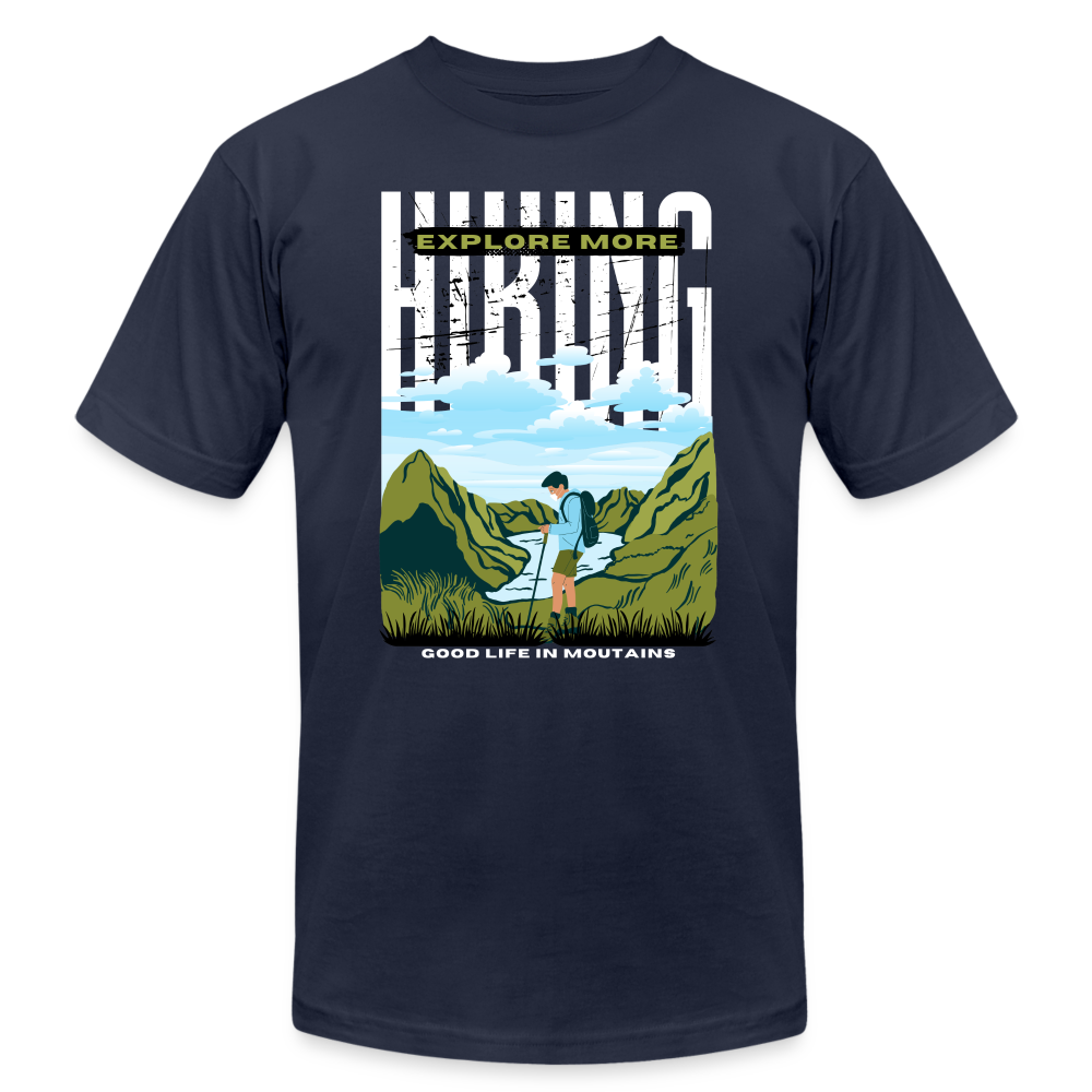 Unisex Jersey T-Shirt by Bella + Canvas - navy