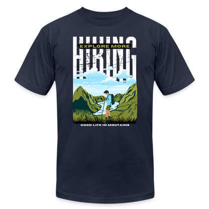 Unisex Jersey T-Shirt by Bella + Canvas - navy