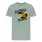The Signature Stitch Tee - steel green