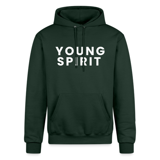 Champion Unisex Powerblend Hoodie - Dark Green