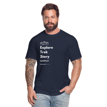 Unisex Jersey T-Shirt by Bella + Canvas - navy