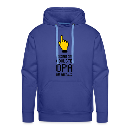 Minimalist Mastery Premium Hoodie - royal blue