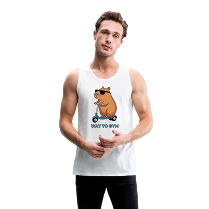 Men’s Premium Tank - white