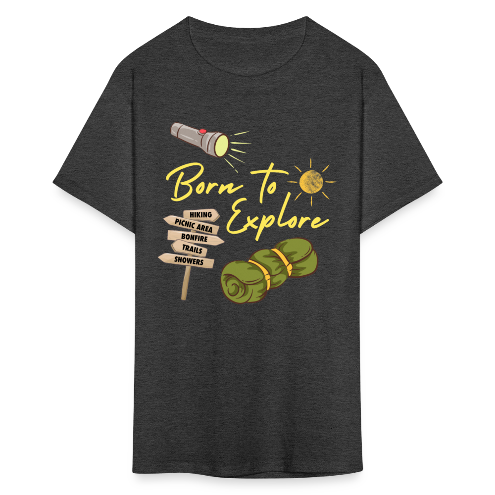 TRAVEL TSHIRT - heather black