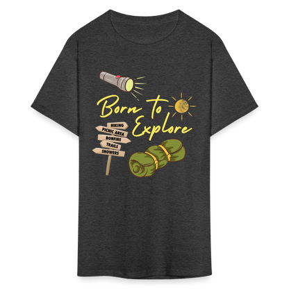 TRAVEL TSHIRT - heather black