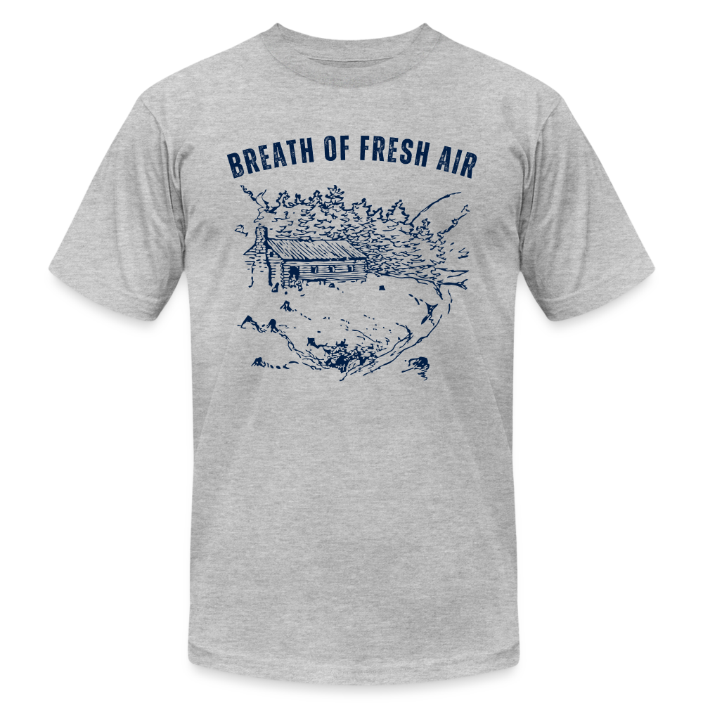 Unisex Jersey T-Shirt by Bella + Canvas - heather gray