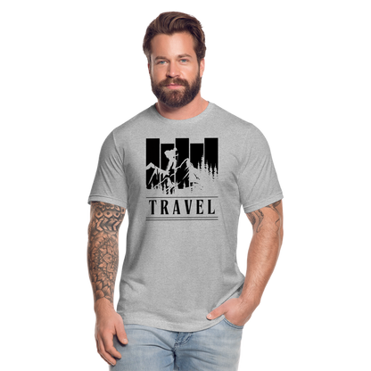 Unisex Jersey T-Shirt by Bella + Canvas - heather gray