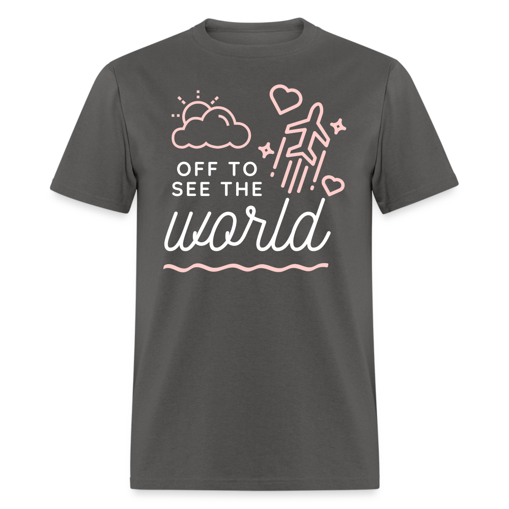 TRAVEL TSHIRT - charcoal