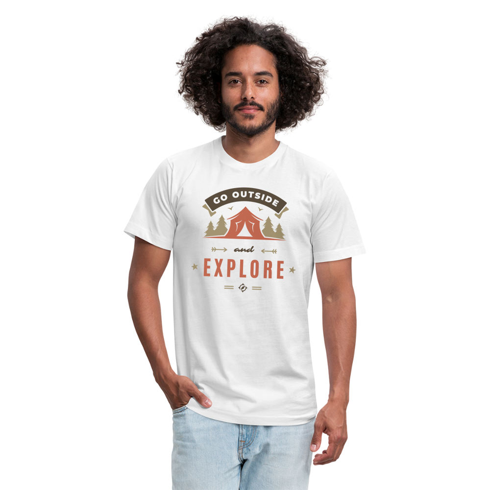 Unisex Jersey T-Shirt by Bella + Canvas - white