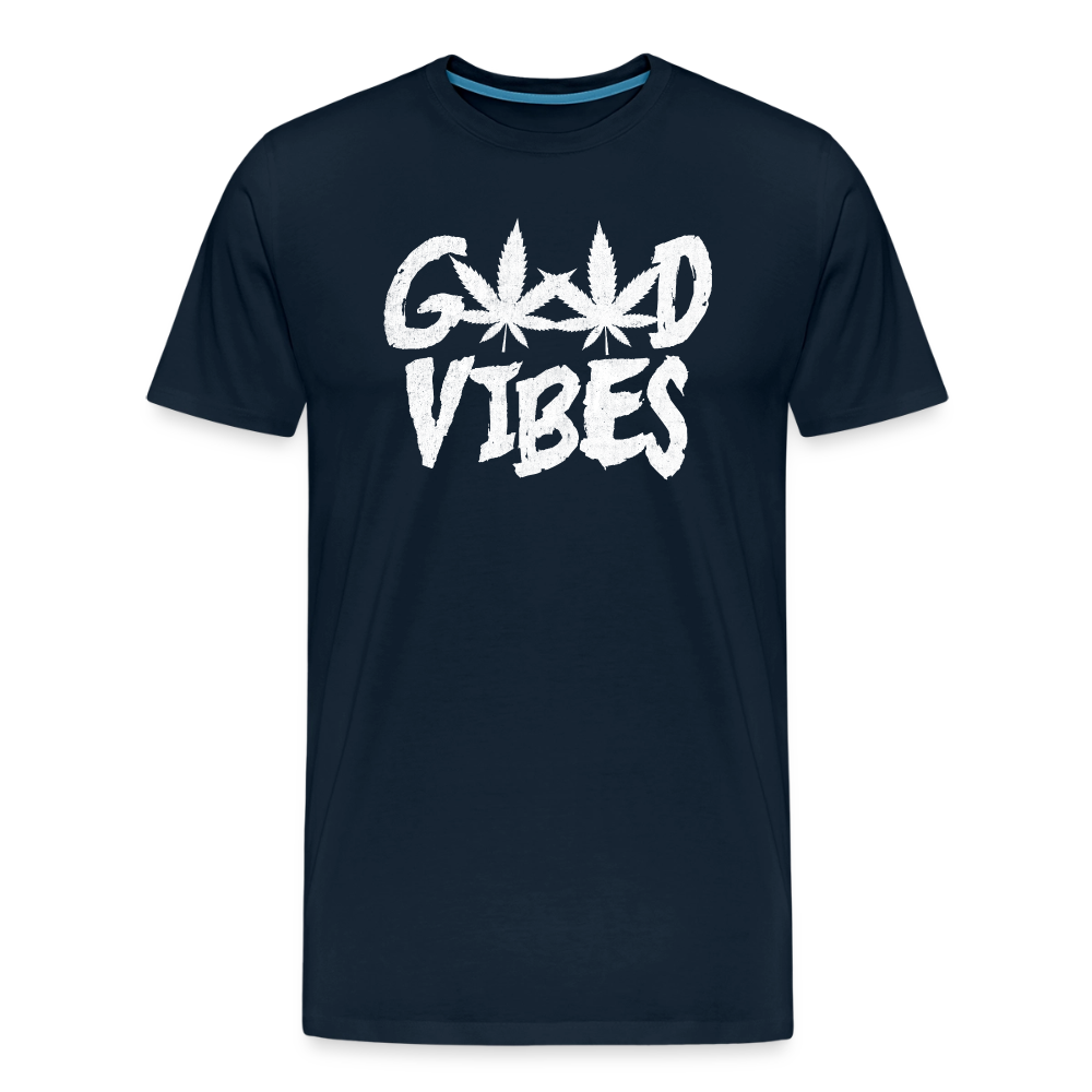 The Signature Stitch Tee - deep navy