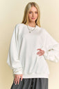 Neck Raglan Sleeve Sweatshirt