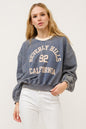 92 CALIFORNIA Contrast Crop Sweatshirt