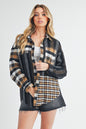 The Paragon Curved Hem Plaid Button Up Shirt