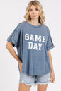 Twirl & Twirl GAME DAY Round Neck Short Sleeve T-Shirt